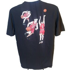 Nike Basketball‎ Anime Manga Shirt Adult M Black Short Sleeve Japanese Manga Tee